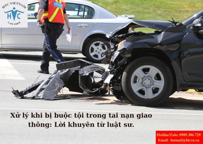 Xử lý khi bị buộc tội trong tai nạn giao thông: Lời khuyên từ luật sư.